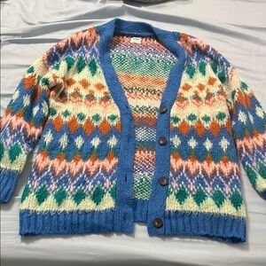 Cotton On Multicolor Patterned Sweater